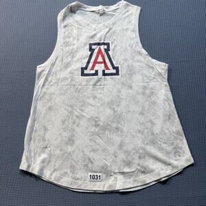 Arizona Wildcats White Training Tank Top Sz M Pre-Owned Excellent